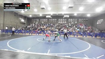 126 lbs Cons. Round 1 - Tate Miranda, Liberty (Madera) vs Diego Valdovinos, Tulare Western