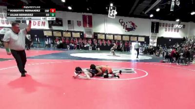 106 lbs Champ. Round 1 - Robertito Hernandez, Chaffey vs Julian Bermudez, Heritage
