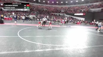 120 lbs Cons. Round 3 - Solomon Behnke, Hortonville vs Mason Lease, Askren Wrestling Academy