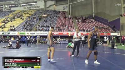 184 lbs Placement Matches (16 Team) - Shamon Handegan, McKendree vs Jacari Deal, Nebraska-Kearney