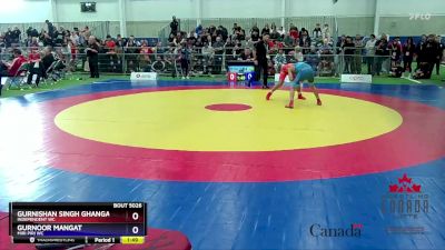 48kg Champ. Round 1 - Gurnishan Singh Ghangas, Independent WC vs Gurnoor Mangat, Miri Piri WC