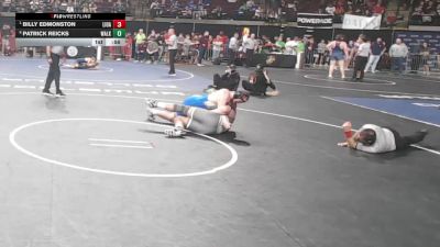 D 1 215 lbs Quarterfinal - Billy Edmonston, Live Oak vs Patrick Reicks, Walker