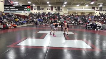 132 lbs Round 1 - Kade Krusemark, Waterloo East vs Mays Weber, Union, LaPorte City