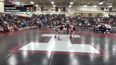 132 lbs Round 1 - Kade Krusemark, Waterloo East vs Mays Weber, Union, LaPorte City