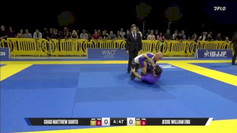 Jesse William Eng vs Chad Matthew Santo 2025 Pan IBJJF Jiu-Jitsu No-Gi Championship