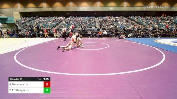 126 lbs Round Of 16 - Jonah Hanscom, Yukon vs Tanner Frothinger, Eagle