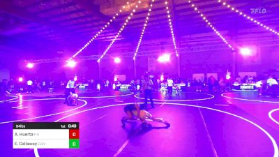 94 lbs Consi Of 8 #1 - Amiah Huerta, F-5 Grappling vs Emerson Callaway, Elevate Wrestling Academy