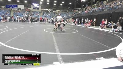 61 lbs Cons. Round 4 - Rockford King, Bobcats vs Dawson McMurphy, Team Haysville Wrestling Club