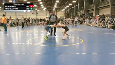 84 lbs Round 3 - 12:30pm Saturday - Yusef Elasfouri, Terps XPress vs Holden Davis, America Elite