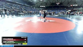 250 lbs Round 4 - Kade Calderon, Ascend Wrestling Academy vs Titus Nienhuis, Oak Harbor Wrestling Club