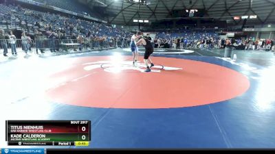 250 lbs Round 4 - Kade Calderon, Ascend Wrestling Academy vs Titus Nienhuis, Oak Harbor Wrestling Club