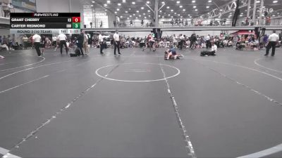 88 lbs Round 3 (10 Team) - Carter Redmond, Iron Horse White vs Grant Cherry, Kraken Black