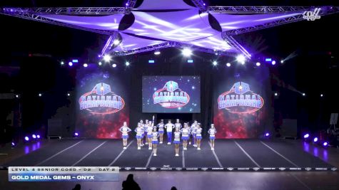 Gold Medal Gems - Onyx [2025 L4 Senior Coed - D2 Day 2] 2025 America's Best Grand Nationals