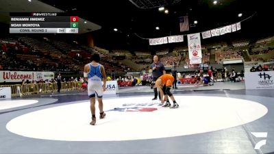 Cadet Boys Lower - 120 lbs Cons. Round 2 - Andrew Sanchez vs Mateo Moreno