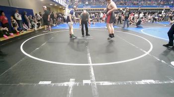 285 lbs Quarterfinal - Ben Winter, Hilldale Youth Wrestling Club vs Mary Gray, Tulsa Rangers