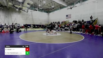 132 lbs Consi Of 8 #2 - Seach Hibler, Leonia/Palisades Park vs Kyle Von Seidelmann, Hasbrouck Heights