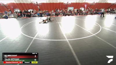 53 lbs Round 2 - Talon Ketcham, Mauston Talons Wrestling Club vs Bo Brecount, Iowa