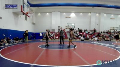 120 lbs Final - MaminaKowa Warrior, Tecumseh Youth Wrestling vs Bodey Bond, Madill Takedown