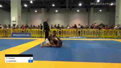 KEVIN MUNOZ vs BENJAMIN WARREN 2022 American National IBJJF Jiu-Jitsu Championship