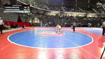 132-4A Cons. Round 2 - Thomas Singleton, Perry vs Damarion Zanders, Ware County