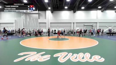 144 lbs Cons. Round 4 - Cade Johnston, CA vs Hayden Cook, AL