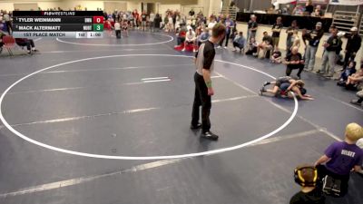 8U - J 1st Place Match - Tyler Weinmann, Blaine Wrestling Association vs Mack Altermatt, New Ulm Rolling Thunder Wrestling Club