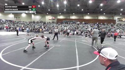 73 lbs Quarterfinal - Easton Emigh, Corning Sharks vs Westyn Valice, USA Gold