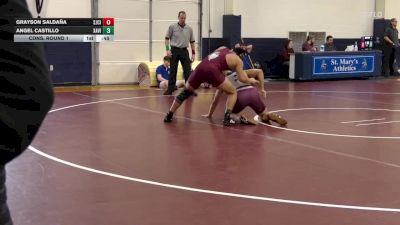 175 lbs Cons. Round 1 - Angel Castillo, Xavier vs Grayson Saldaña, SJCI