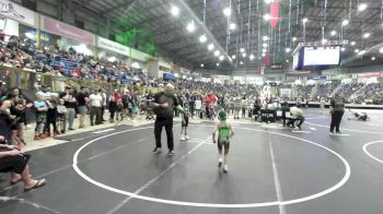 43 lbs Quarterfinal - Trenton Valdes, La Veta Raptors vs Luis Bejarano, Westy Futures