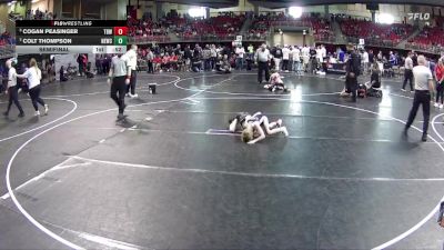 55 lbs Semifinal - Cogan Peasinger, The Best Wrestler vs Colt Thompson, Nebraska Elite Wrestling Club