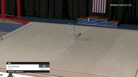 Ava Khlopin - Ball, Isadora - 2021 Rhythmic Elite Qualifier