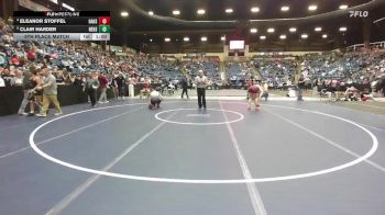 190 lbs 5th Place Match - Clair Harder, Newton Hs vs Eleanor Stoffel, Hays Hs