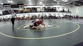 174 lbs Cons. Round 2 - Ben Shaffer, Trine vs Lane Gibson, Trine