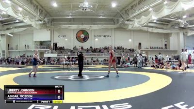 130 lbs Round 2 - Liberty Johnson, Donahue Wrestling Academy vs Abigail Mozden, Samurai Wrestling Club