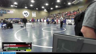 120 lbs Champ. Round 1 - Ashton Besmer, Buchanan vs Johnny Gonzales, Sanger