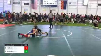 49 lbs Quarterfinal - Crosby Mathews, Grandview vs Zander Melendez, Pride WC