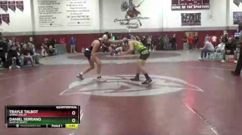 170 lbs Quarterfinal - Trayle Talbot, Spring Valley vs Daniel Serrano, SLAM Academy