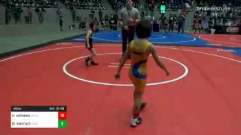 52 lbs Semifinal - Cauy Siale, Chaparral Kids Wrestling Club vs Riley Morris, Broken Arrow Wrestling Club