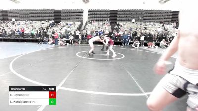 140-H lbs Round Of 16 - Gabe Cohen, Garden City vs Lukas Katsigiannis, Validus Wrestling Club