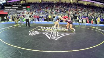 Girls-155 lbs Champ. Round 1 - Isabelle Wisenbaugh, Grand Haven Hs Girls vs Kady Sherrill, Paw Paw Hs Girls