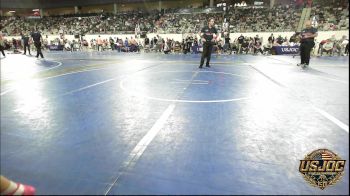 57 lbs Quarterfinal - Reece Lizak, Texas Select Wrestling vs Tinley Jones, Kingfisher YellowJackets