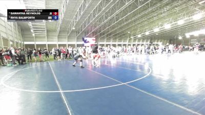 155 lbs Quarterfinal - Samantha Reynolds, JWC Girls vs Rhya Balmforth, Aviator Wrestling Academy