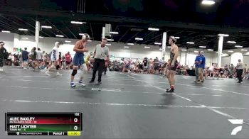 132 lbs Round 2 (6 Team) - Matt Lichter, Town WC vs Alec Baxley, PA Alliance Blue