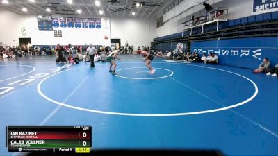 157 lbs Cons. Round 3 - Ian Bazinet, Cheyenne Central vs Caleb Vollmer, Tongue River