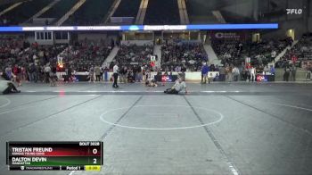 132 lbs Cons. Round 1 - Tristan Freund, Kansas Young Guns vs Dalton Devin, Manhattan