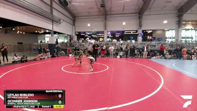 83 lbs Quarterfinal - Leylah Robledo, Vici Wrestling Club vs OConner Johnson, Randall Youth Wrestling Club