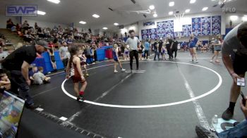 54 lbs Rr Rnd 3 - Jaymee Reyes, Perry Wrestling Academy vs Delanie Wartchow, Noble Takedown Club