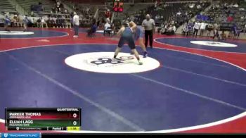 5A 220 lbs Quarterfinal - Elijah Lagg, Mountain Home vs Parker Thomas, Greenbrier High