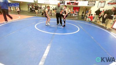 80 lbs Rr Rnd 5 - Tracer Mead, Eufaula Ironheads Wrestling Club vs Easton Rowan, Wyandotte Youth Wrestling
