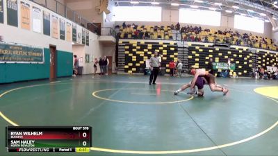 190 lbs Cons. Semi - Ryan Wilhelm, BUCKEYE vs Sam Haley, NORTH ROYALTON